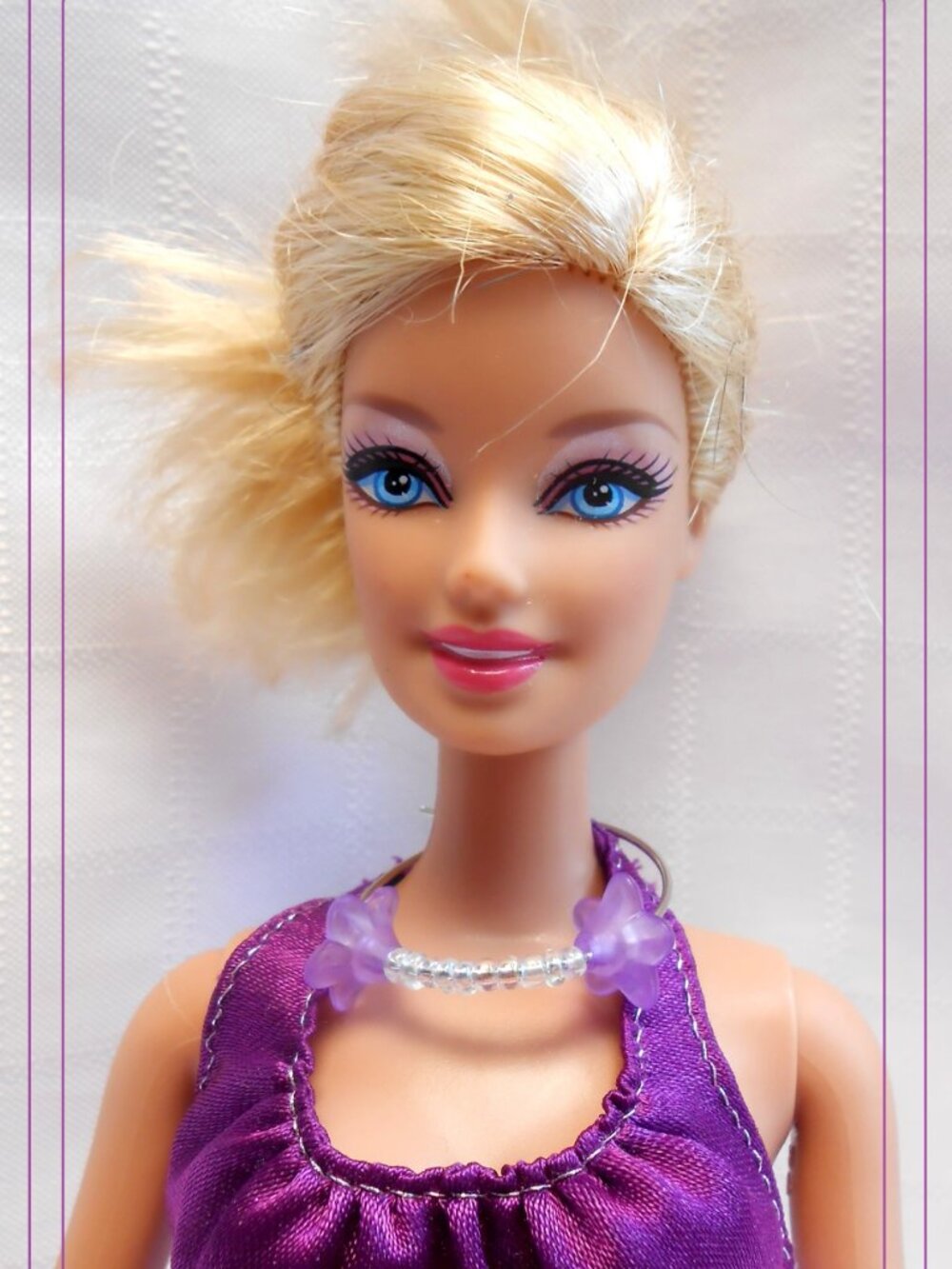No4: Set of six handmade necklaces for Barbie or 18-inch dolls